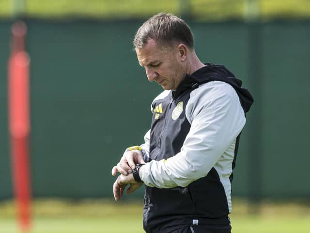 Celtic manager Brendan Rodgers knows that time is running out for Rangers to catch his team in the title race.