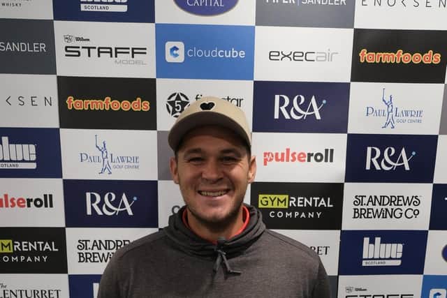 St Andrews-based Englishman Russell Chrystie shot a 10-under-par 61 on the New Course to win the St Andrews Classic. Picture: Tartan Pro Tour.