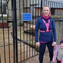 Nicky Seed, who is one of the directors of the Duns Community Nursery, with her daughter