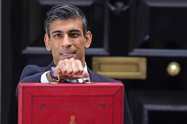 Chancellor of the Exchequer Rishi Sunak leaving 11 Downing Street before delivering his Budget to the House of Commons. Picture: Jacob King/PA Wire