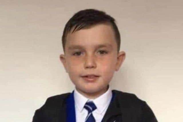 Dean Irvine, 11, drowned in the Avon Water in Stonehouse, Lanarkshire, on Saturday.