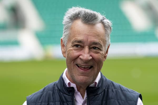 Hibs owner Ron Gordon is optimistic about the future.