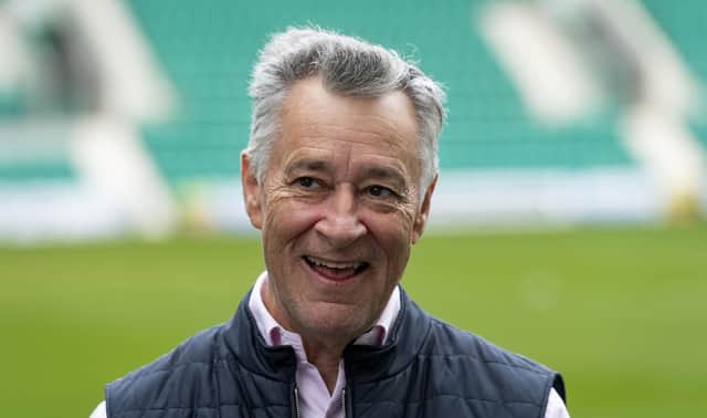 Hibs owner Ron Gordon is optimistic about the future.