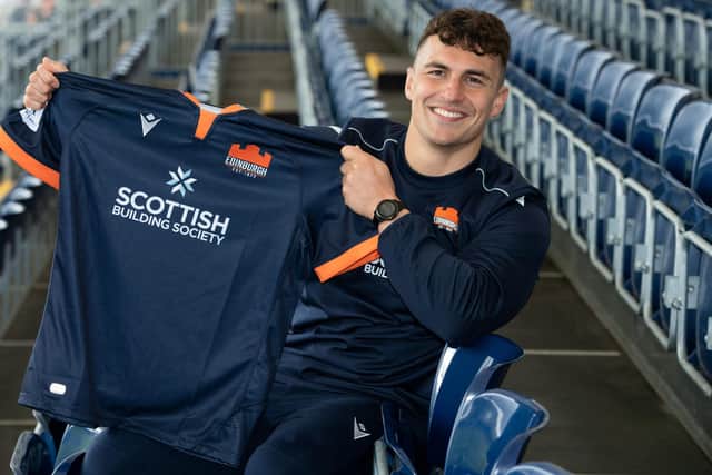Damien Hoyland has signed a new contract with Edinburgh. (Photo by Paul Devlin / SNS Group)