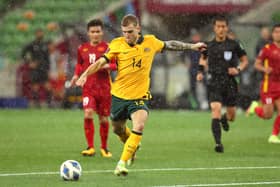 One-time Celtic transfer target Riley McGree is preparing for a World Cup play-off with Australia.