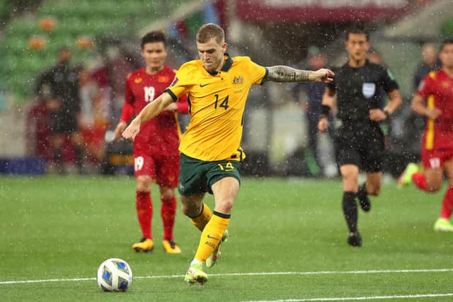 One-time Celtic transfer target Riley McGree is preparing for a World Cup play-off with Australia.