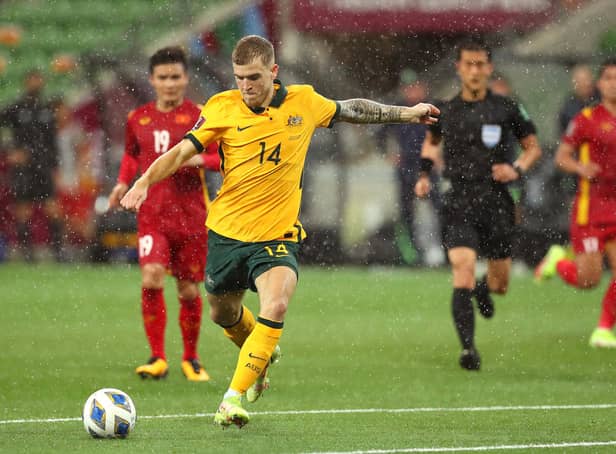 One-time Celtic transfer target Riley McGree is preparing for a World Cup play-off with Australia.