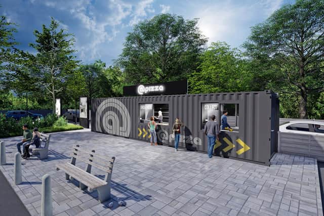 The chain is introducing what it says are the UK’s first drive-thru pizza units. Picture: contributed.