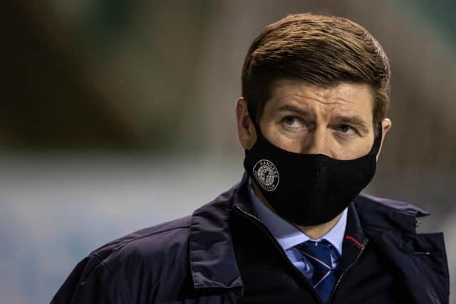 Steven Gerrard has been pleasantly surprised with the Easter Road pitch. Picture: SNS