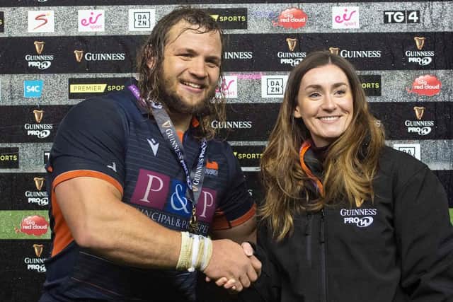 Prop Pierre Schoeman is in the Guinness Pro14 "Dream Team" for the second season running. Picture: Bill Murray/SNS/SRU