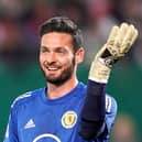 Craig Gordon produced more Scotland heroics in the win over Moldova. (Photo by Christian Hofer/Getty Images)