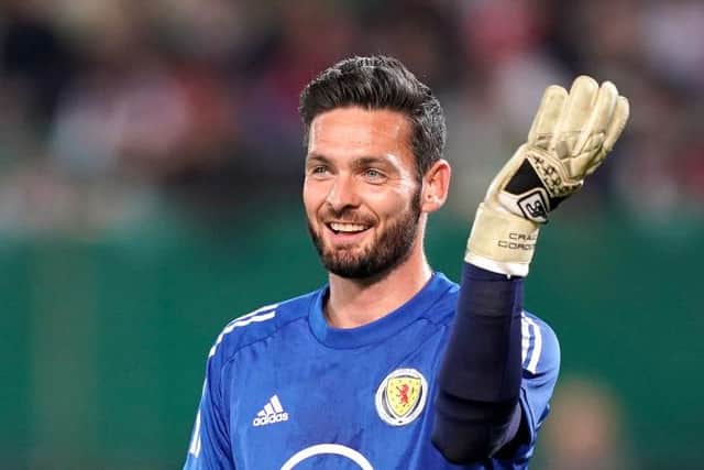 Craig Gordon produced more Scotland heroics in the win over Moldova. (Photo by Christian Hofer/Getty Images)