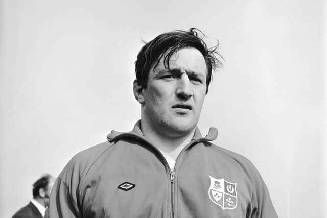 Sandy Carmichael, pictured in 1971 when on tour with the Lions.