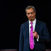 If Nigel Farage were to return to the Reform UK party he previously led new PM Rishi Sunak could see a flood of Tory MP defections, reckons Brian Monteith (Picture: Getty)