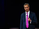 If Nigel Farage were to return to the Reform UK party he previously led new PM Rishi Sunak could see a flood of Tory MP defections, reckons Brian Monteith (Picture: Getty)