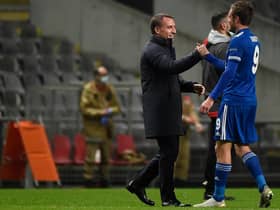 Brendan Rodgers and Jamie Vardy are helping Leicester City kick on. They host Brighton on Sunday.
