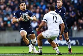 Sione Tuipulotu injured his knee playing for Scotland against England in the Six Nations. (Picture: Ross MacDonald - SNS Group)