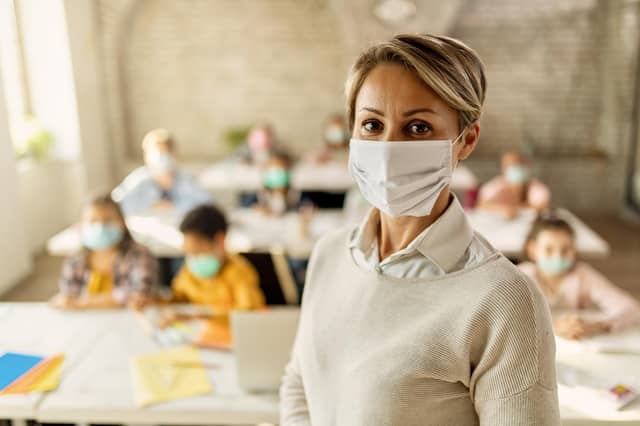 Vulnerable children and key workers' offspring are being taught in schools. Cameron Wyllie suggests allowing pupils who find it difficult to learn online to join them (Picture: Drazen Zigic/Getty Images/iStockphoto)