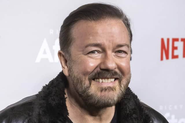 Ricky Gervais has paid tribute to NHS workers.