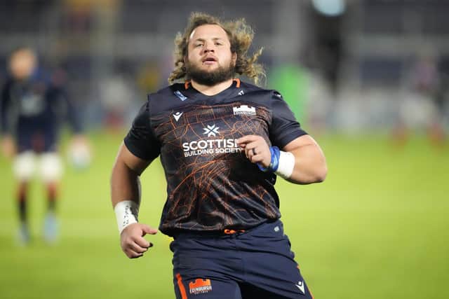 Pierre Schoeman was frustrated by the home loss to Munster after Edinburgh led at half-time. (Photo by Simon Wootton / SNS Group)