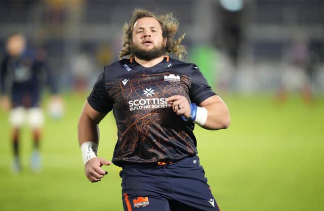 Pierre Schoeman was frustrated by the home loss to Munster after Edinburgh led at half-time. (Photo by Simon Wootton / SNS Group)