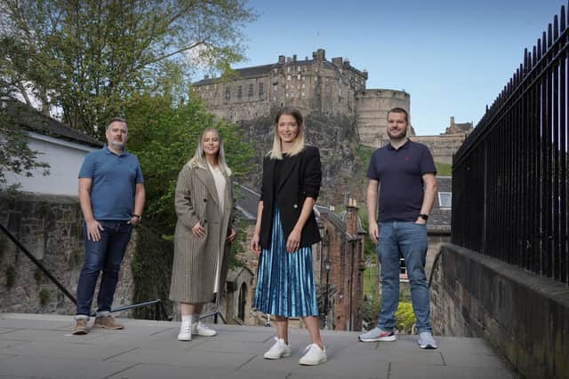 Left to right: Neil Jordan, Ruth Walker, Heather Di Rollo and Matthew Lanham of Gecko. Picture: Stewart Attwood
