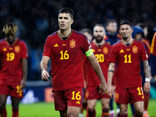 Rodri was very critical of Scotland after Spain were humbled at Hampden Park. (Photo by Craig Williamson / SNS Group)