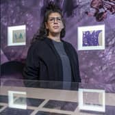 Artist Swapnaa Tamhane was commissioned by V&A Dundee to create new work inspired by the links betwen Dundee's jute industry and India and Bangladesh. Picture: Neil Hanna
