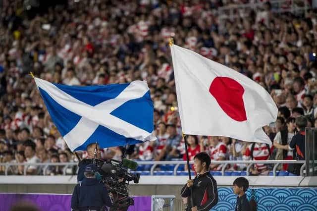 The Scots and Japanese rugby teams have been evenly matched in recent years.