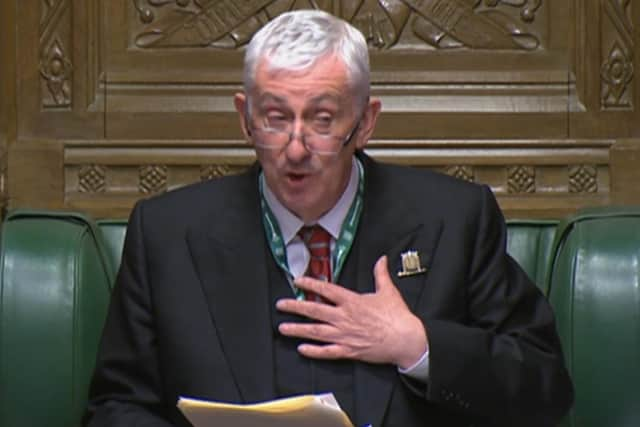 Sir Lindsay Hoyle was defended by Labour's Shadow Scotland Secretary, Ian Murray.