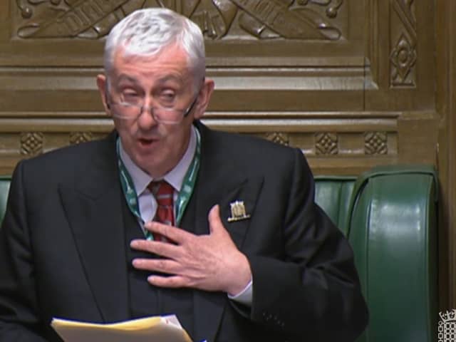 Sir Lindsay Hoyle was defended by Labour's Shadow Scotland Secretary, Ian Murray.