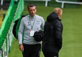 Hibs boss Jack Ross and current Celtic manager Neil Lennon.
