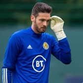 Craig Gordon will play for Scotland against Denmark.