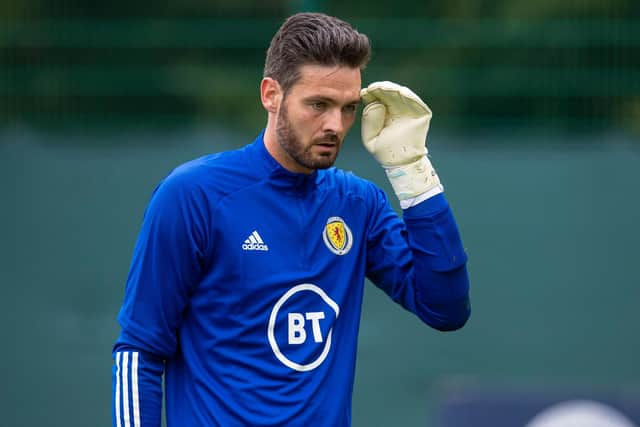 Craig Gordon will play for Scotland against Denmark.