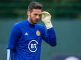 Craig Gordon will play for Scotland against Denmark.