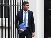 'People. Capital. Ideas. Three priorities for business tax cuts this autumn,' said Mr Sunak as he unveiled the Spring Statement. Picture: Leon Neal/Getty Images.