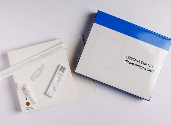 What does a positive lateral flow test result look like? Lateral flow test results, explained (Image credit: jonkempnerphotos via Canva Pro)