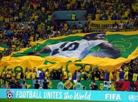 Pele said he is “strong” and following his regular treatment in a social media post responding to concerning reports about his health.