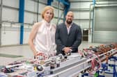 OEUK's Supply Chain & Operations Director Katy Heidenreich with Verlume's Operations Director Jonny Moroney (Pic: Michal Wachucik)