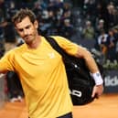 Andy Murray lost out in the first round of Rome following a gripping battle with Fabio Fognini.