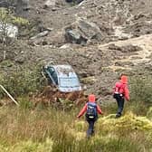 Oban Mountain rescue Team was called to a number of incidents after floods and landslides in the area (Pic: Oban MRT)