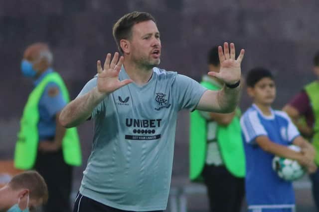 Ex-Rangers coach Michael Beale has sent a message of support to his former club ahead of the Europa League final. (Photo by Hrach Khachatryan / SNS Group)