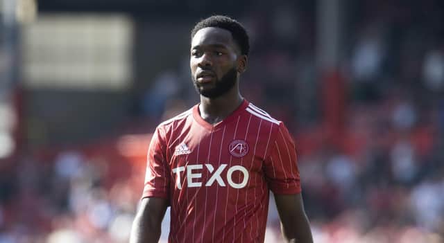 Shayden Morris left Fleetwood to join Aberdeen.