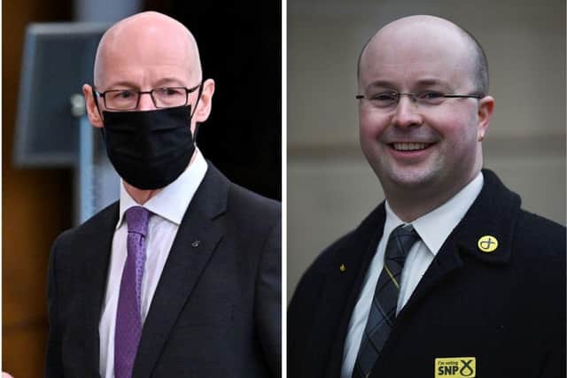 John Swinney has insisted that he first learned of allegations of sexual harassment against Patrick Grady when they emerged in the media.