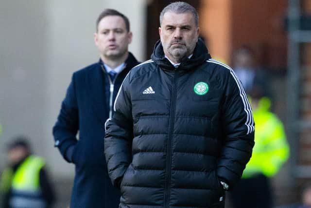 Celtic manager Ange Postecoglou is fully expected to stay ahead of his Rangers counterpart Michael Beale when their teams confront one another in next Sunday's Viaplay Cup final - which brings its own pressures.  (Photo by Alan Harvey / SNS Group)