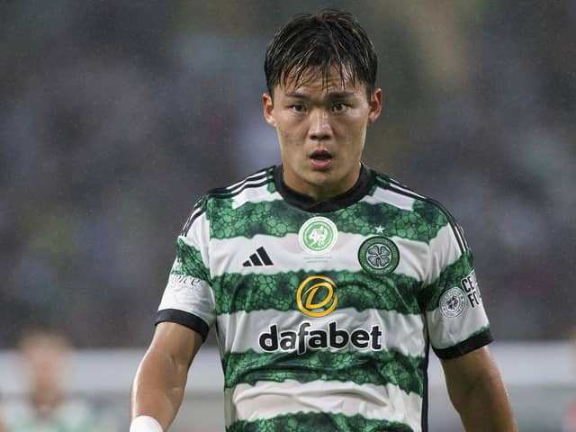 Celtic striker Oh Hyeon-gyu has been ruled out for up to six weeks with a calf injury. (Photo by Craig Williamson / SNS Group)