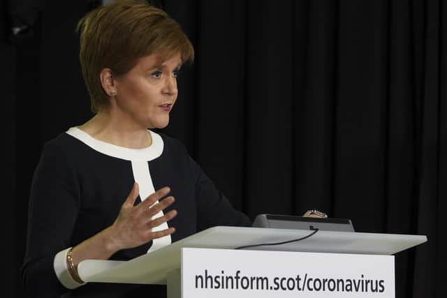 Nicola Sturgeon is not displaying narrow nationalism by pursuing a Scottish exit strategy from the lockdown, says Kenny MacAskill (Picture: Scottish Government)