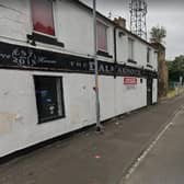 The fire happened at a pub reports have named the Dalmarnock Inn on Old Dalmarnock Road at around 1.55am on Monday.