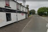 The fire happened at a pub reports have named the Dalmarnock Inn on Old Dalmarnock Road at around 1.55am on Monday.