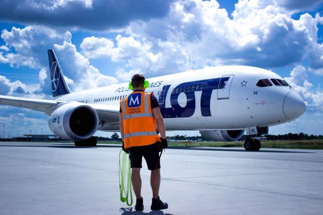 Menzies Aviation said it had doubled the number of airports where it supports LOT Polish Airlines with ground and air cargo services.